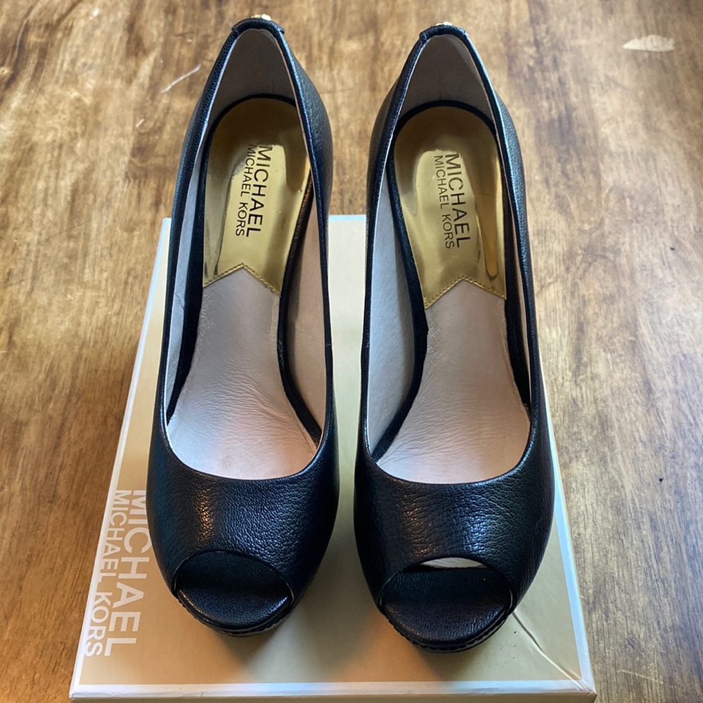 Michael Kors Platform Peep Toe Heels